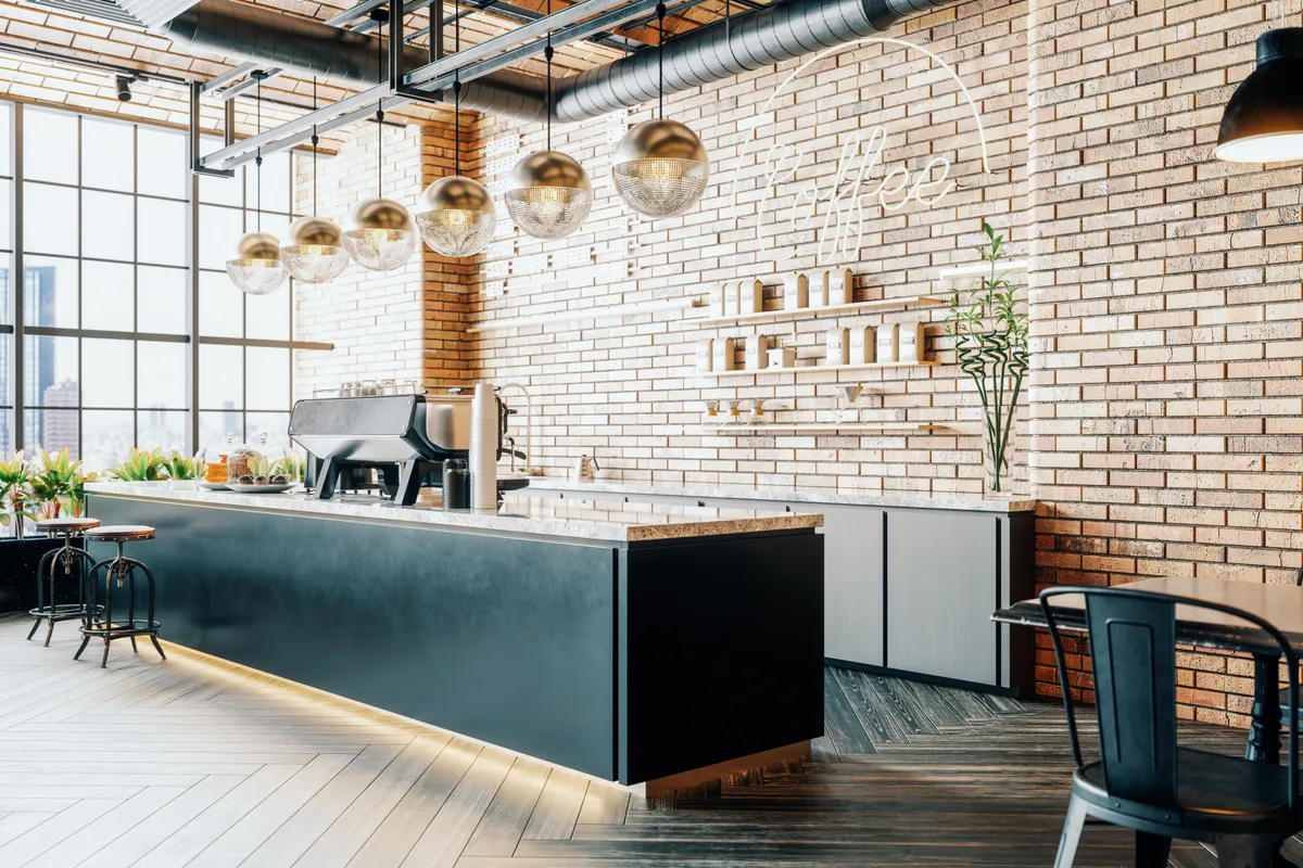Coffee shop interior
